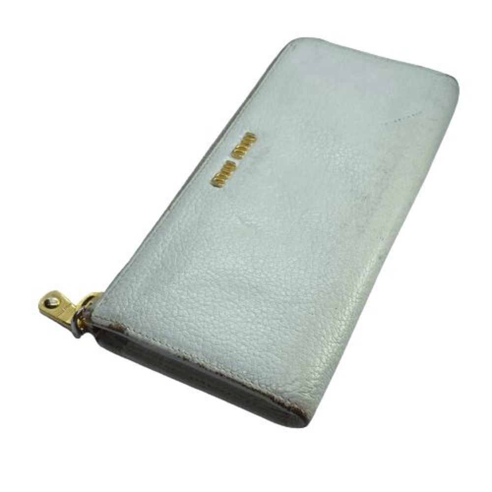 Authentic Miu Miu By Prada Ivory / Off White Leat… - image 1